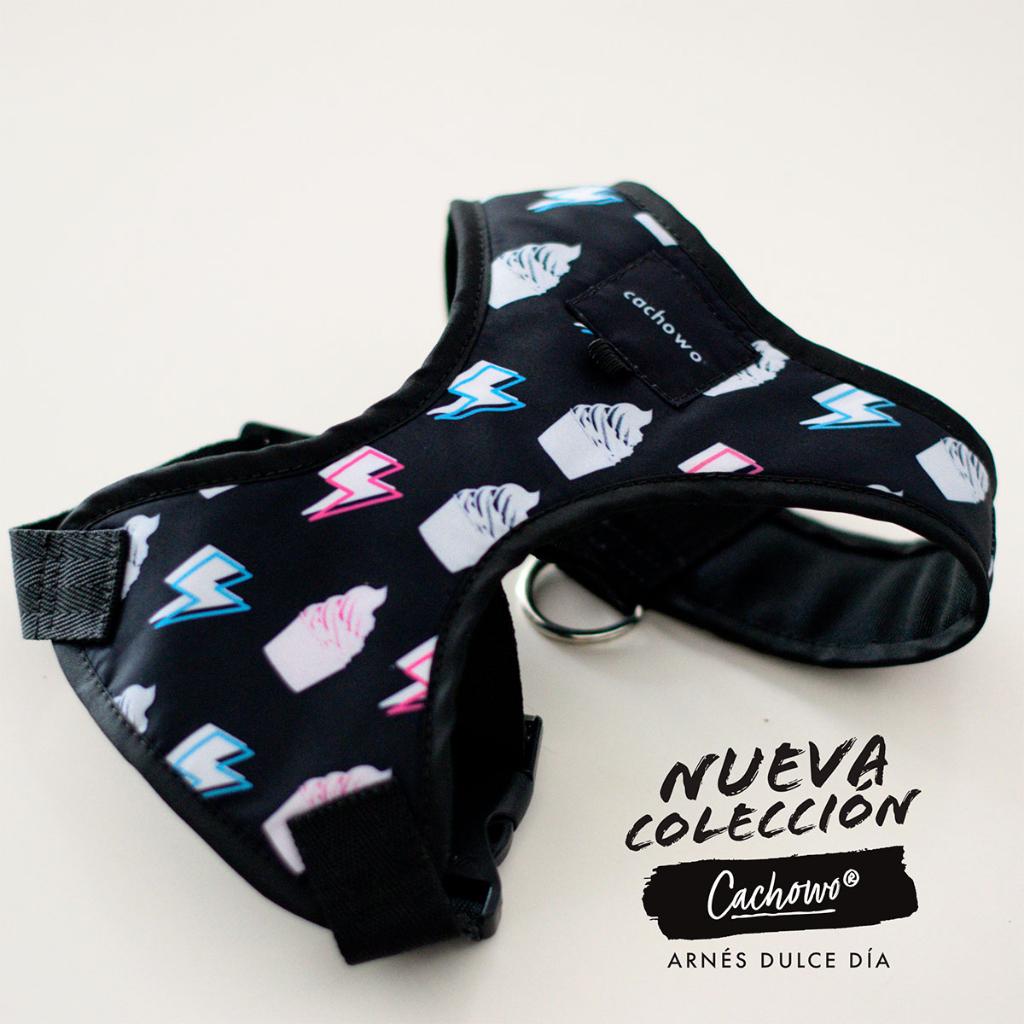 Arnés para mascotas estampado Dulce Día - Cachowo