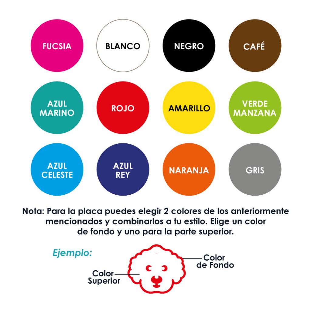 Placa de identificación para French Poodle_2